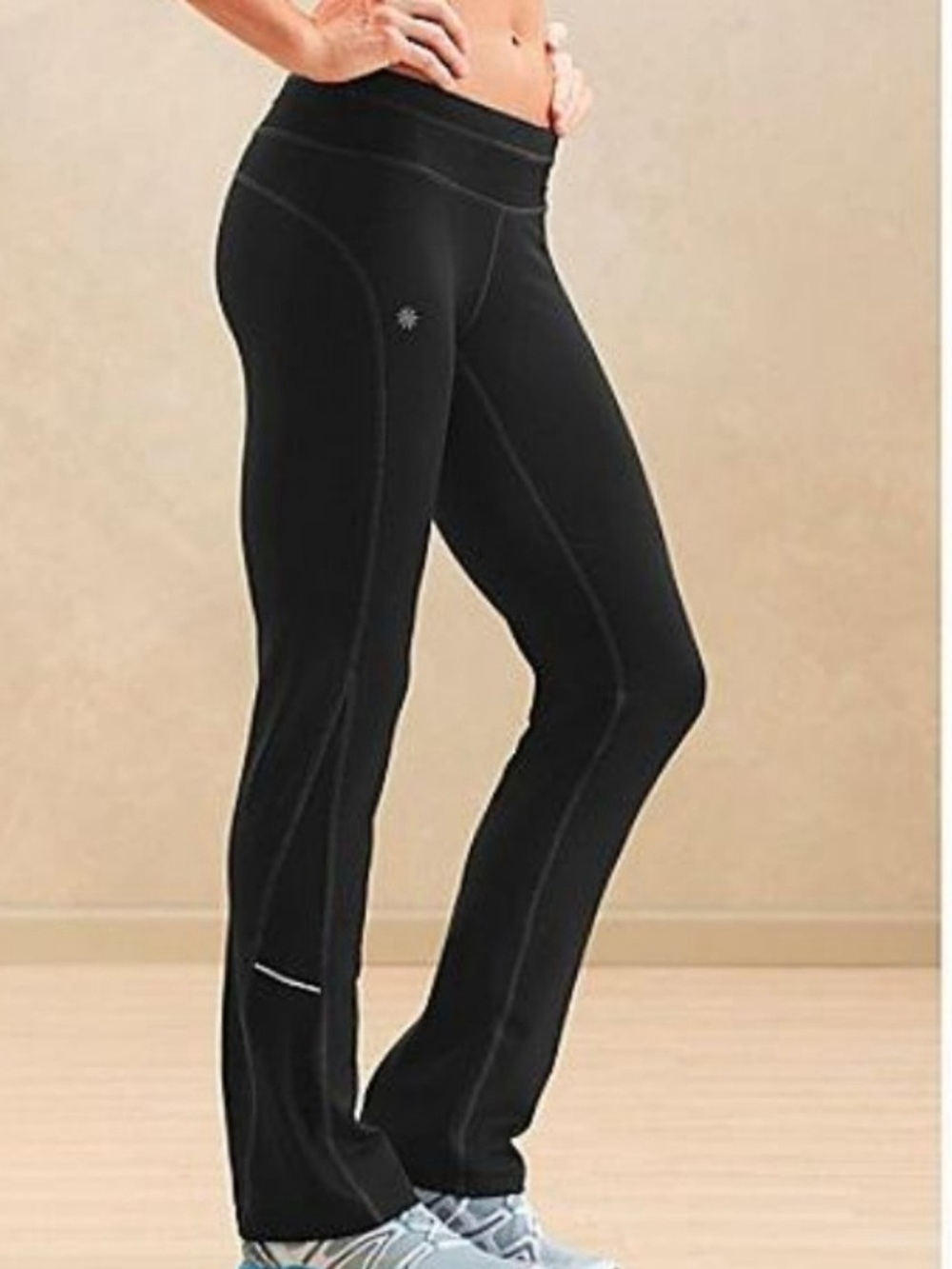 Athleta Black Roundabout Yoga Pants size Small Tall